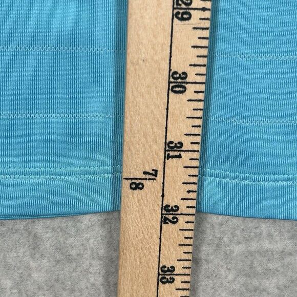 Nike Tiger‎ Woods Collection Golf Polo Shirt Mens XL Collar Snap Button Blue - Picture 9 of 10